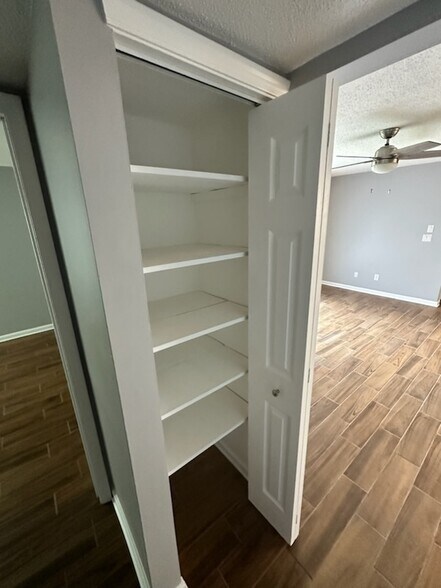 Linen closet - 1709 Rock Bridge Mews