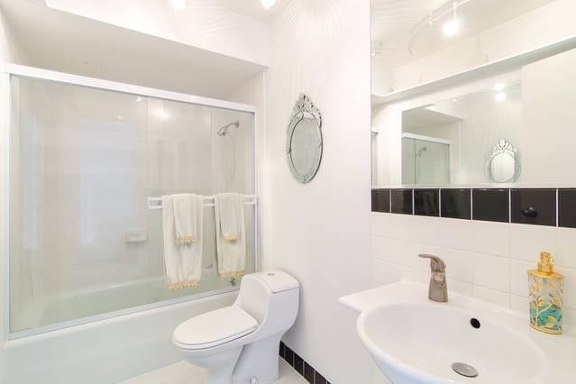upgraded bath - 201 Ocean Ave