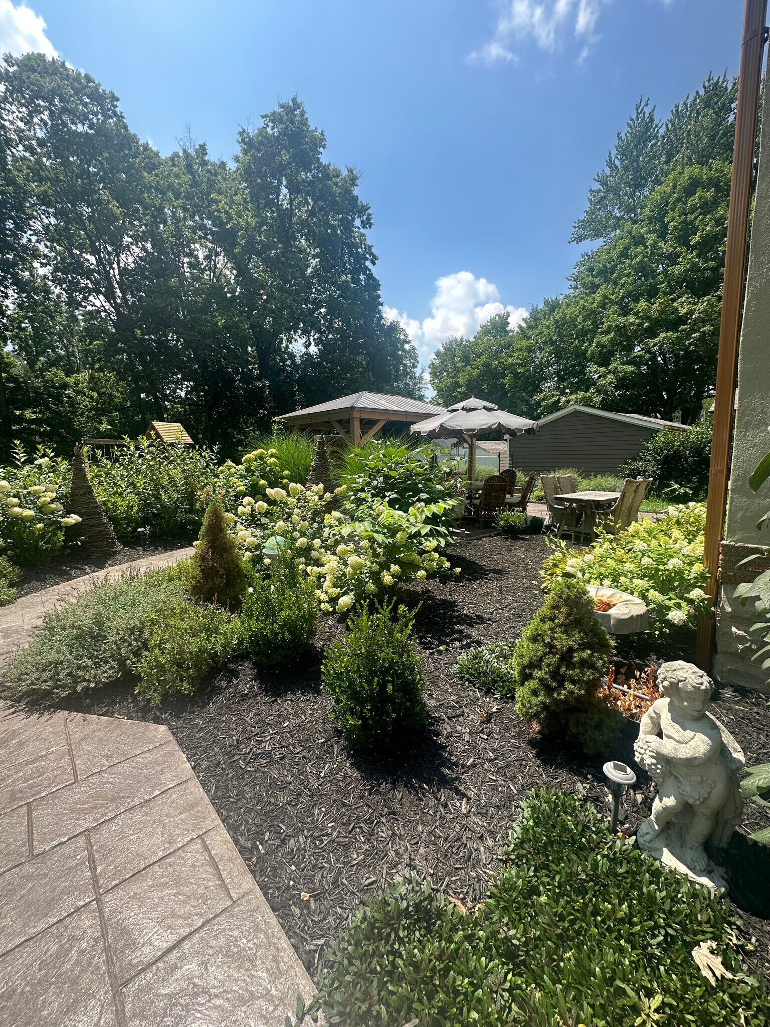 Garden area/back patio - 112 E Madison Ave