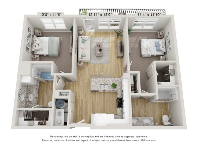 Floorplan - Amberlin South Naples 55+ Active Adult