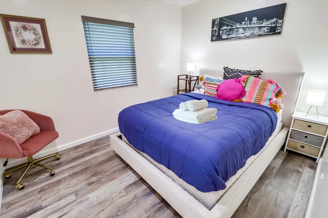 Each bed comes in soft, high-quality mattresses & fluffy pillows - 1738 Dahlia Ave