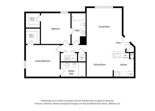 Floorplan - Vermillion Apartments