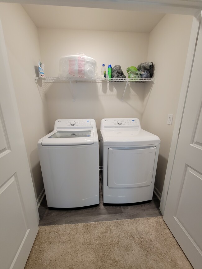 Second floor laundry with new LG smart washer and dryer - 3010 Alibird Cir