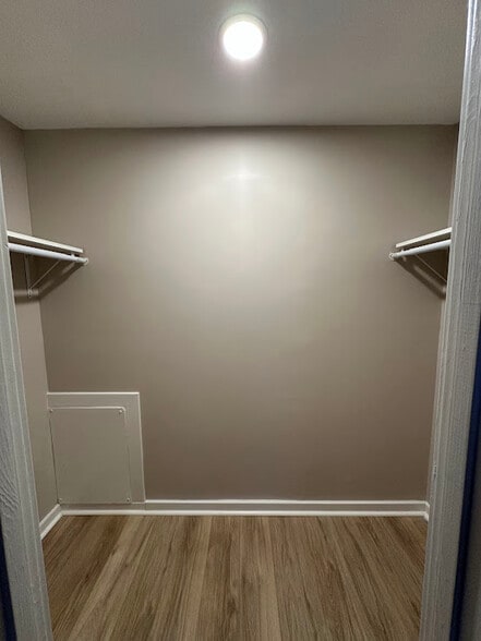 Second bedroom Walk-in closet interior - 423 S Sharp St