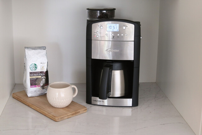 Start your day w/ coffee from our coffeemaker, great for early mornings or late-night work - 524 Telegraph Canyon Rd