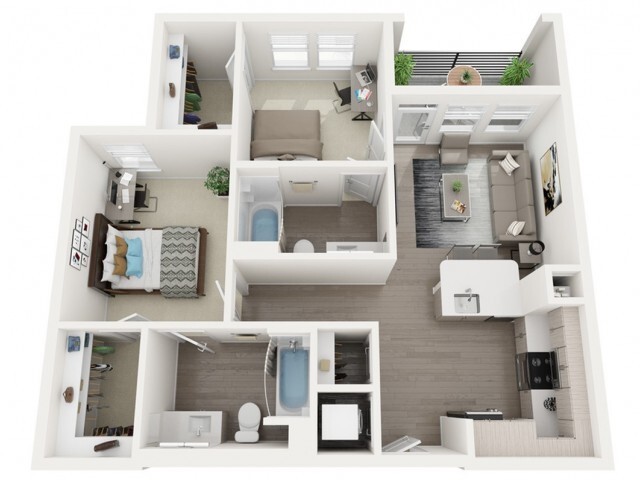 Sterling 5th Street B1 Floor Plan - Sterling 5th Street