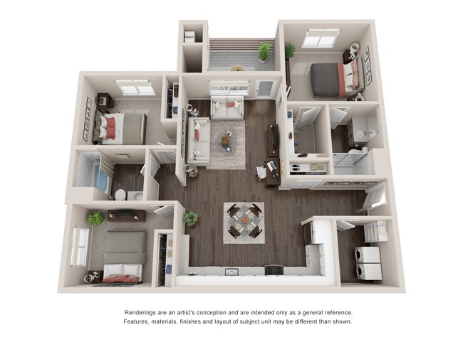 Floorplan - Aurora Apartments