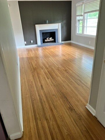 Newly refinished hardwood floors - 2118 Dearborn Dr