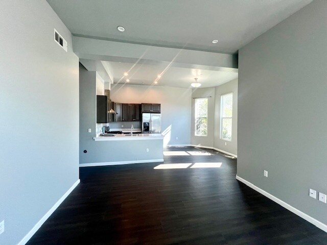 open kitchen with light - 402 Webster St