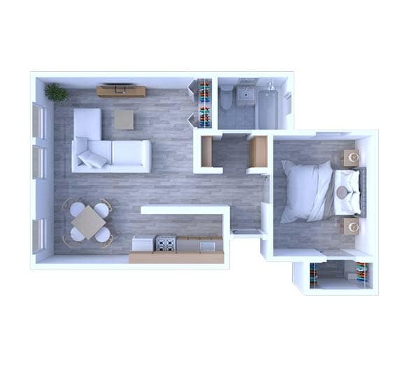 Floorplan - Park Wellington Apartments