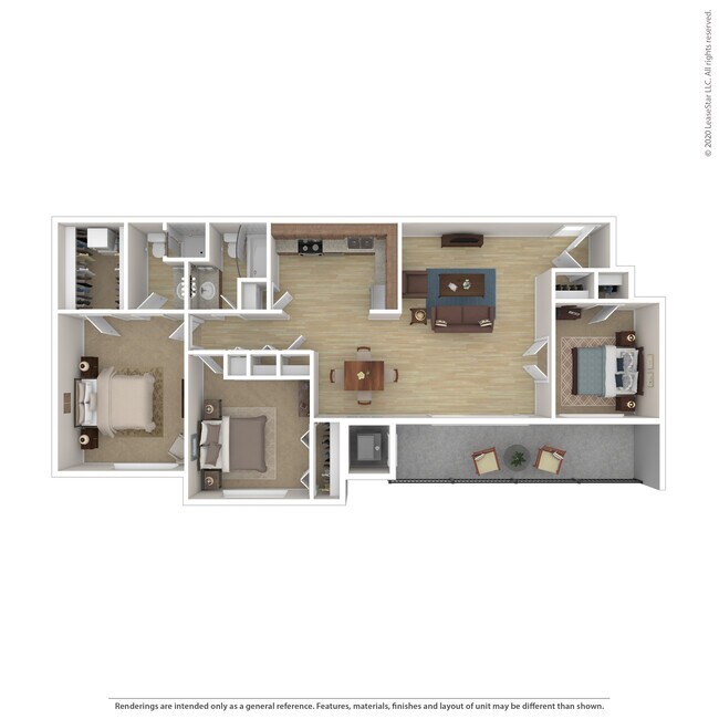 Floorplan - 7 Pointe Apartments