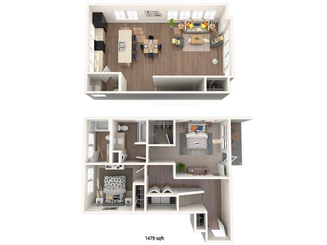 2x2.5-Penthouse - 1611 on Lake Union