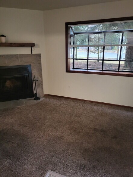 Living room is well lit with cathedral ceiling, skylight, & garden window! - 20005 1st Ave S