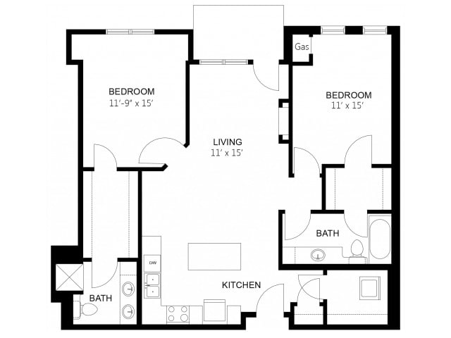 Floorplan - Siena Apartment Homes