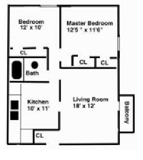 2BR/1BA - Brandon West