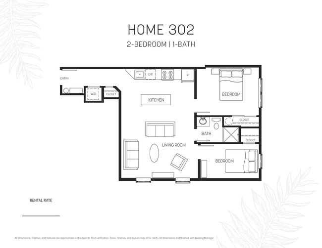 2 Bedroom - 1109 Fern St NW