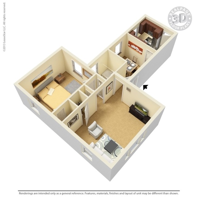 1BR/1BA - Woodmont Terrace Apartments