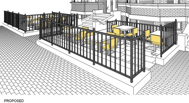 Proposed Patio - 227 Newbury St