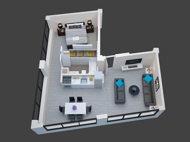 Floorplan - San Fernando Building Lofts