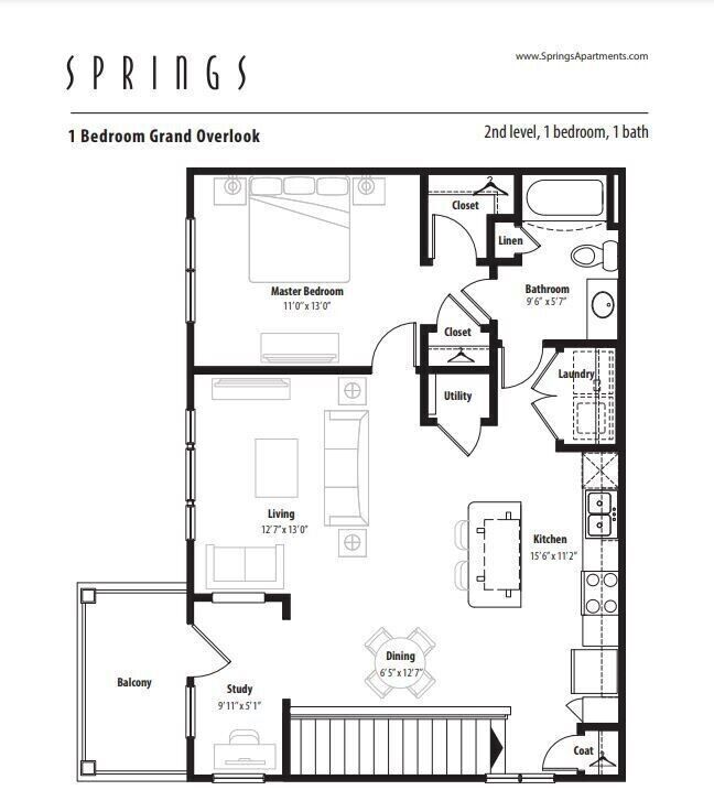 Floorplan - Springs at Stadium Village
