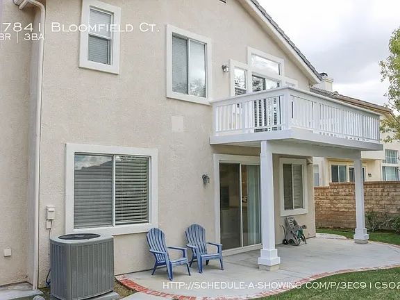 Rear view-deck/patio cover - 27841 Bloomfield Ct