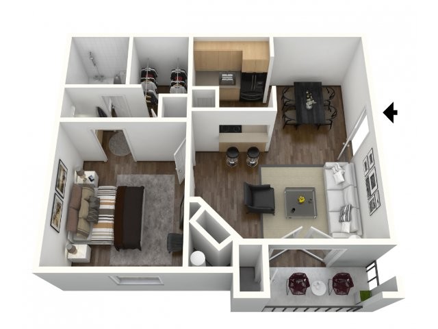 Floorplan - Centre Oaks Apartments