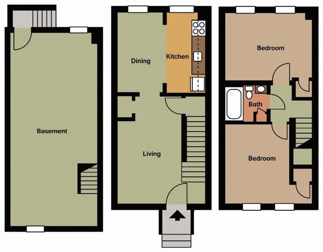 Floorplan - Westland Gardens Apartments & Townhouses