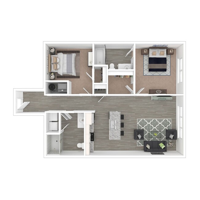 Floorplan - Lofts at 128