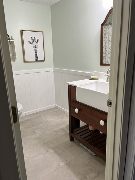 Upstairs full bath-recently remodeled - 13 Boylston Ln
