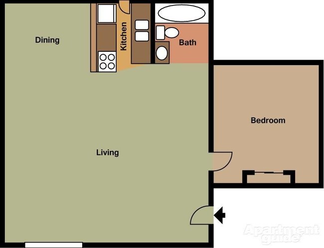 Floorplan - Donovan Village Apartments