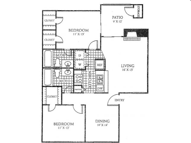 2BR/2BA - Trinity Mills