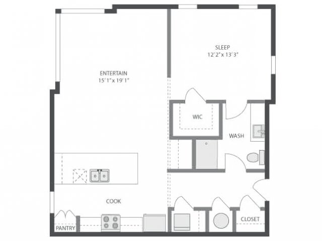 Floorplan - AMLI Old 4th Ward