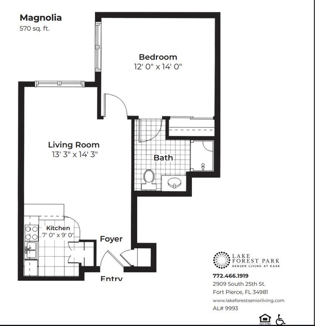 Floorplan - Lake Forest Park- Senior Living at Ease