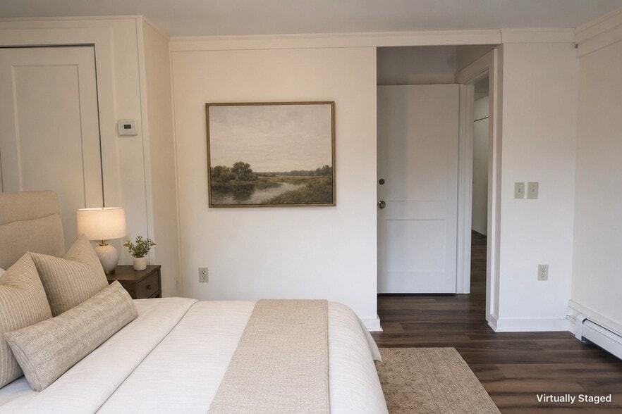 Virtually staged Bedroom 3 - 85 Court St