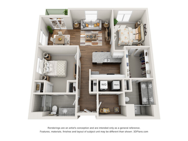 Floorplan - Environs Lofts at East 54