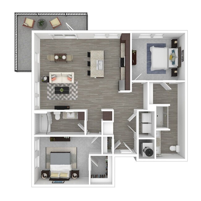 Floorplan - FIFTEEN51 Apartments of Lexington