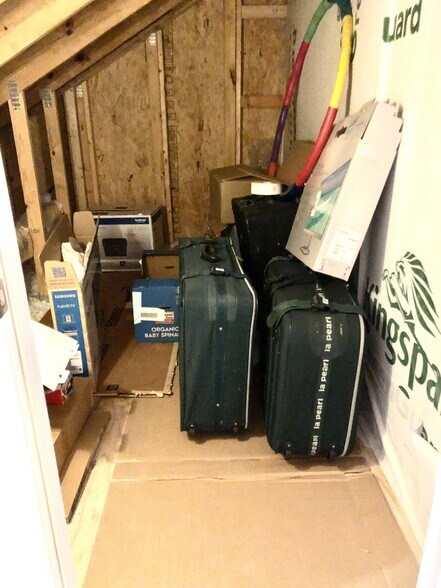 two large storages upstairs and a outside shed for storage too. - 4325 Candace Ln