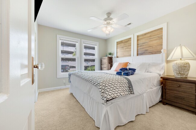 Master bedroom, kind bed - 1618 Perrin Dr