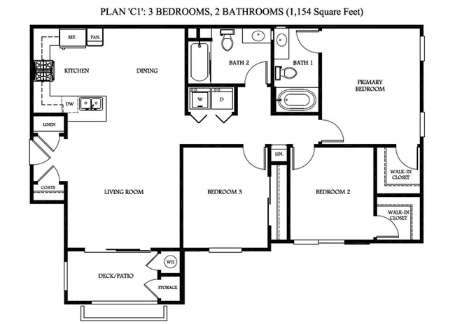 Floorplan - Avila Apartment Homes