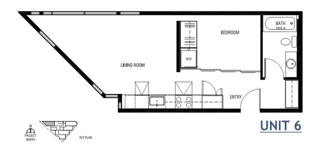 Floorplan for 306, 406 & 504 - The Harp
