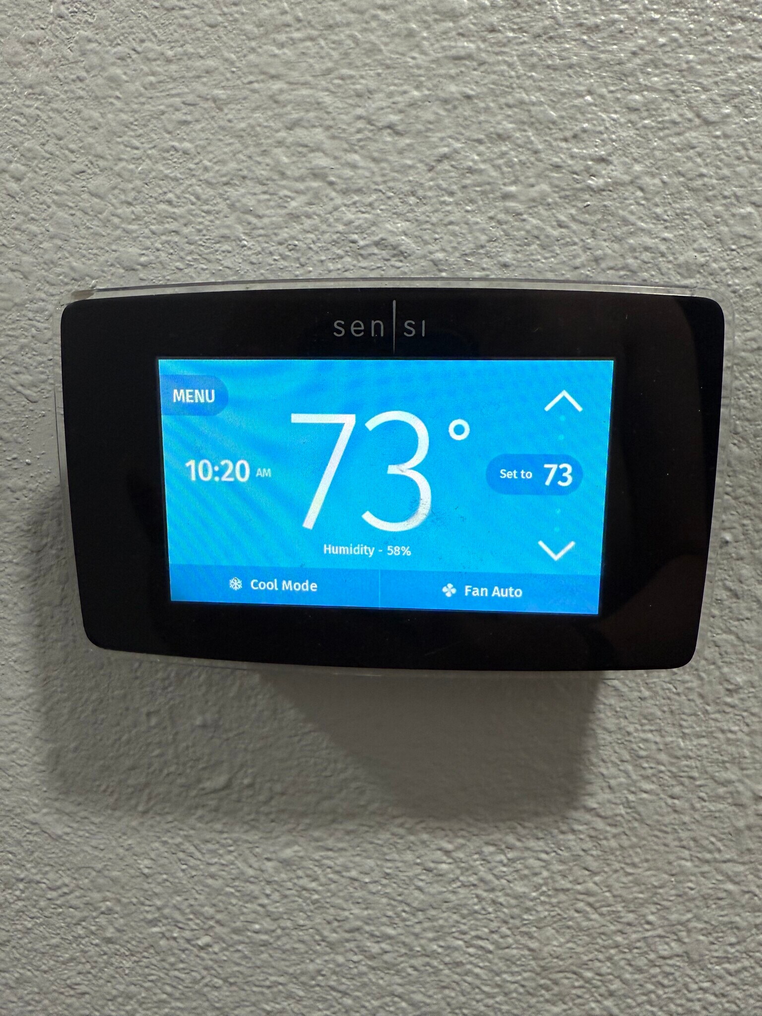 Sensi thermostat compatible with your smart phone - 605 E Mistletoe Ave