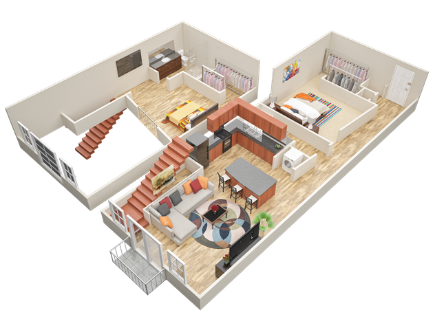 Floorplan - Mariposa Lofts