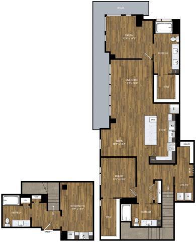 Floorplan - Willamette Tower
