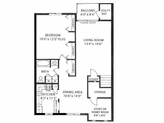 1BR/1BA - The Lakes