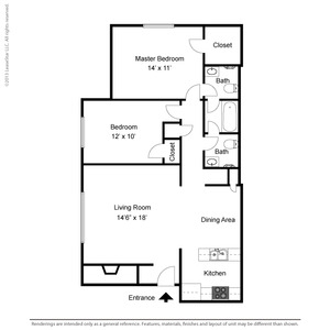 Floorplan - Tall Oaks Apartments