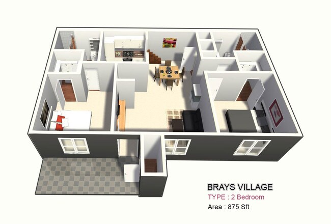 Two Bed / Two Bath - Brays Village