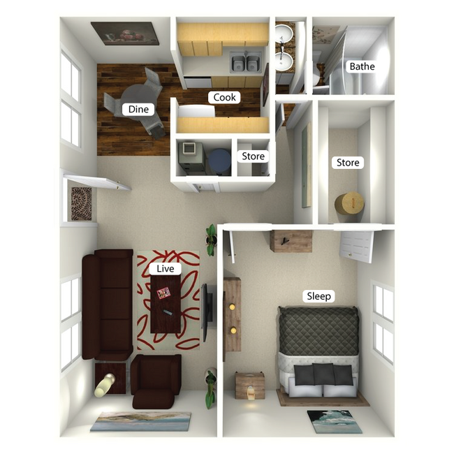 Floorplan - The Commons at Briarwood Park