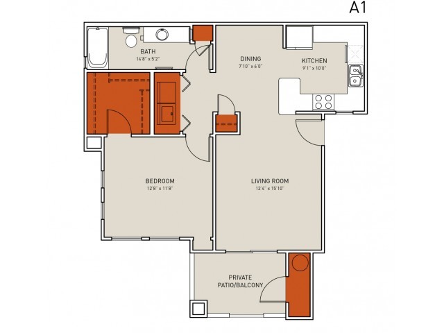 A1 Floor Plan - Liv Avenida