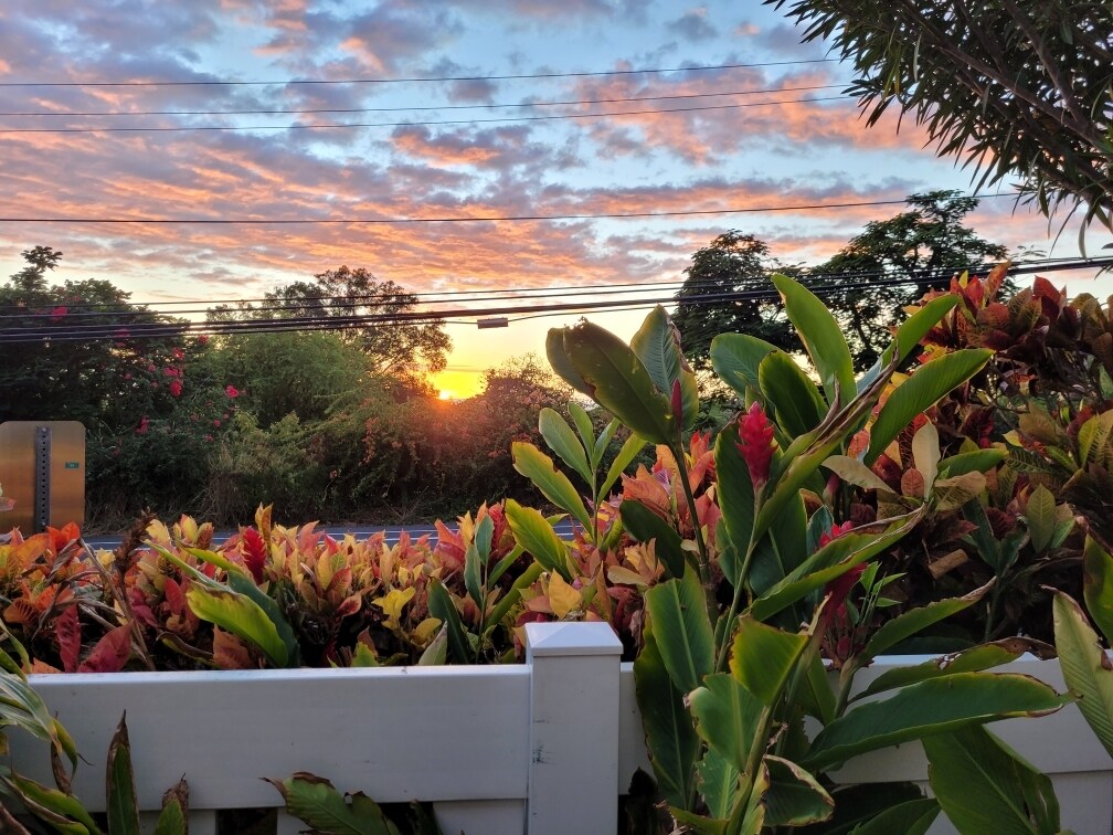 View from lanai - limited ocean view - 75-6081 Alii Dr