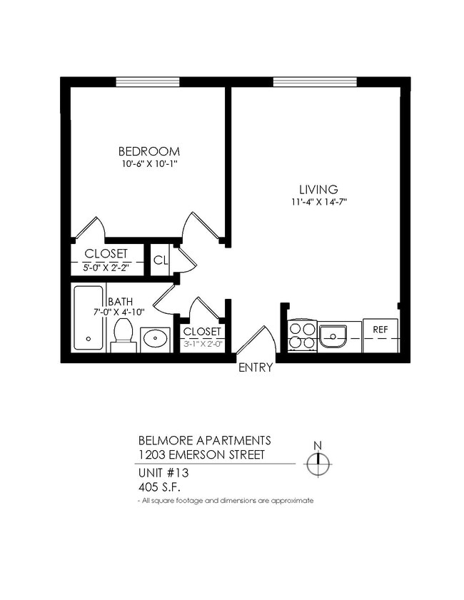 Floorplan - Belmore Apartments